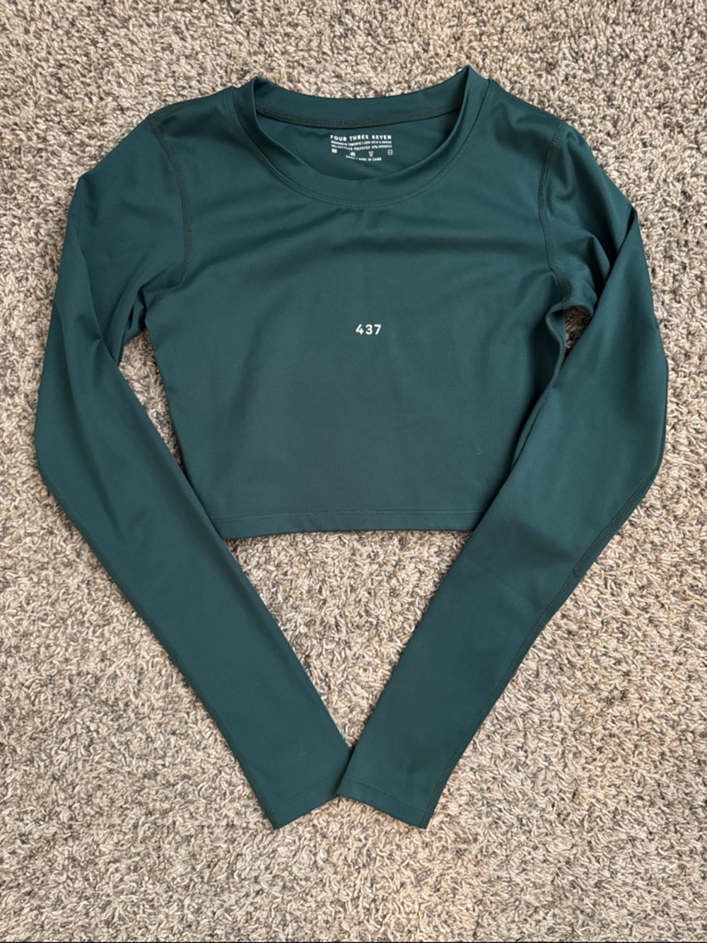 437 Warmup Top Size Small